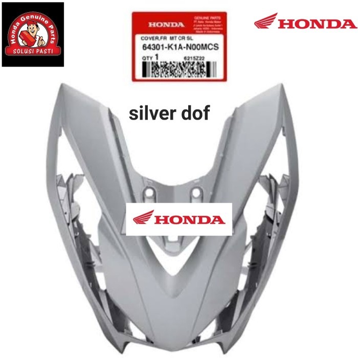 64301-K1A-N00Mcs Tameng Depan Beat K1A Silver Dof Asli Honda Thn 2020 Barang Langka