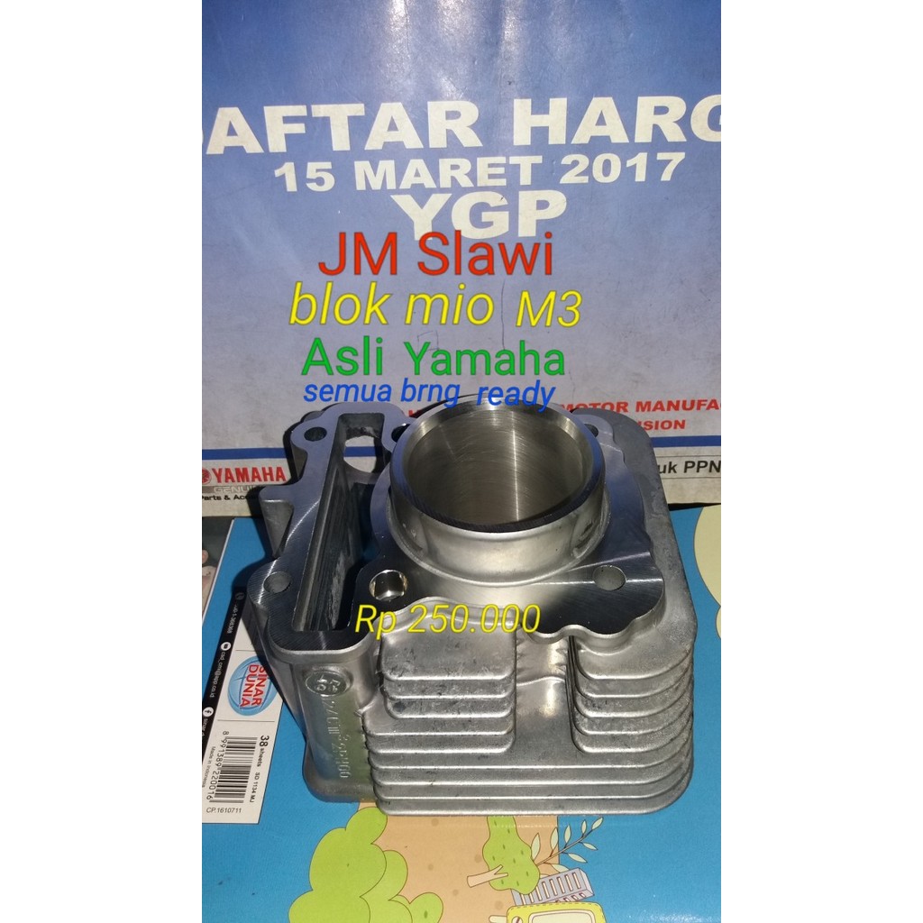 Blok Mio M3 Asli Ygp Barang Langka