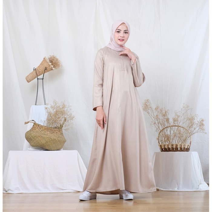 Promo Gamis Kimi Dress - Nude