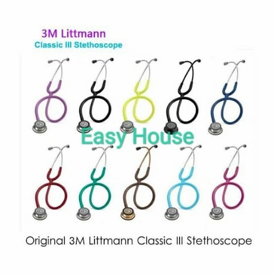 Littmann Classic Iii/3M/Stethoscope Littmann Classic 3M Hitam Ori Original