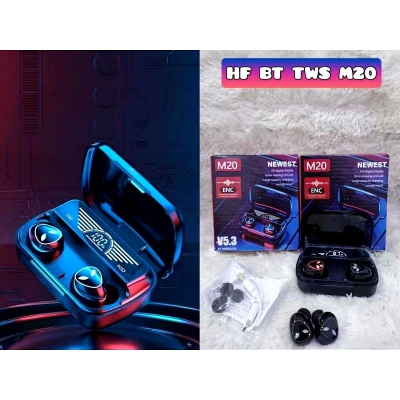 HANDFREE BLUETOOTH TWS M20 EARPHONE HEADPHONE