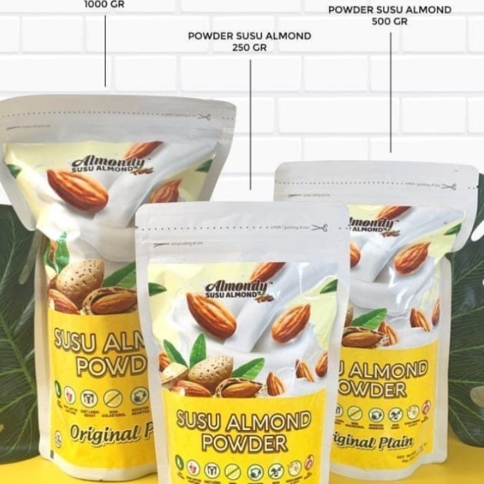 

TERLARIS TERLARIS TERLARIS SUSU ALMOND 500GR - SUSU BUBUK - ALMOND BUBUK - SUSU ALMOND ORIGINAL