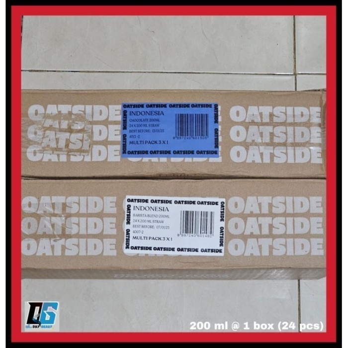 

TERLARIS TERLARIS TERLARIS OATSIDE MILK - SUSU 200 ML @ 1 KARTON (24 PCS), EXP. 2025, GRATIS ONGKIR