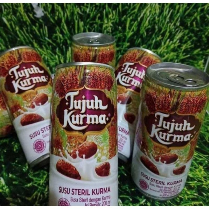 

TERLARIS TERLARIS TERLARIS SUSU STERIL TUJUH KURMA 200 ML 1 KARTON ISI 12 PCS MURAH!!! MURAH MURAH