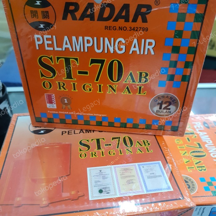 ,,,,,,,] Pelampung toren radar ST-70AB / Pelampung air tandon RADAR ST 70AB