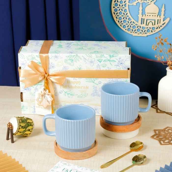 

HOT SALE ZABIAN - DOUBLE SET MUG HAMPERS LEBARAN SNM7