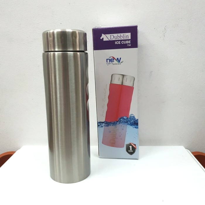 populer] Botol Air Stainless Steel Dubbin 750ml