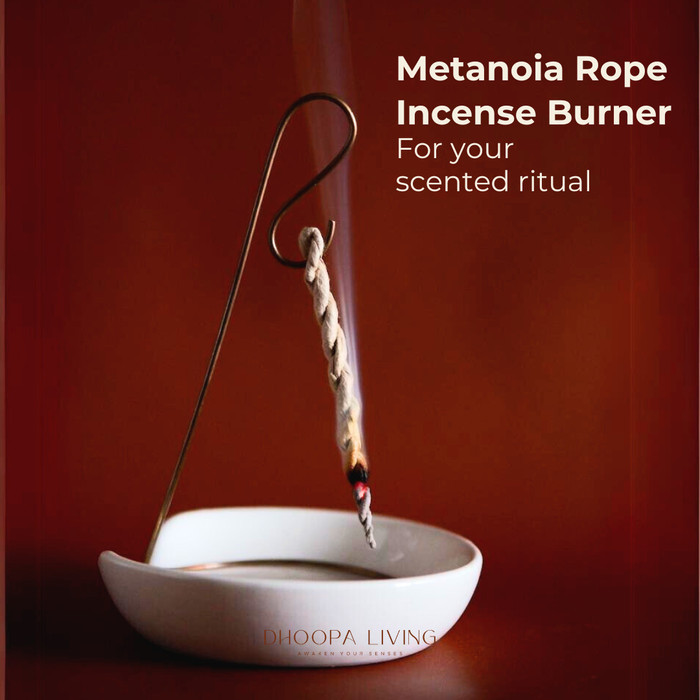 Metanoia Stick And Rope Incense Burner - Tempat Dupa Tali Metanoia