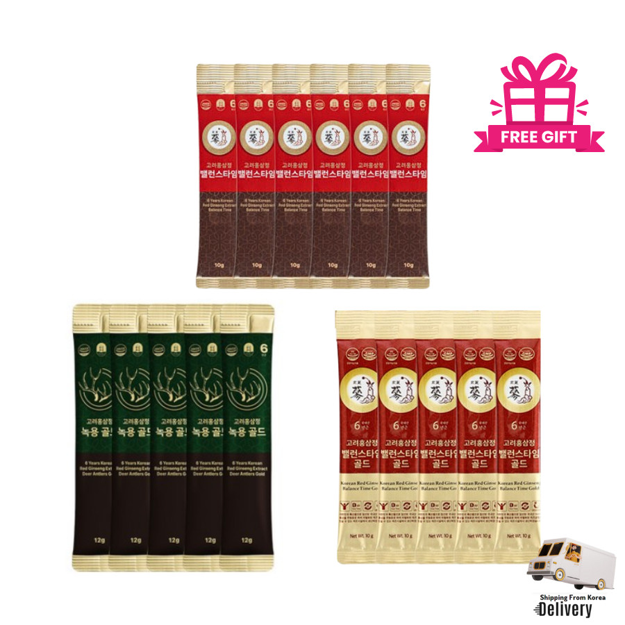 Ekstrak Ginseng Merah Korea Balance Time Deer Antler Gold Stick Meningkatkan Kekebalan Tubuh |nr4ScJ