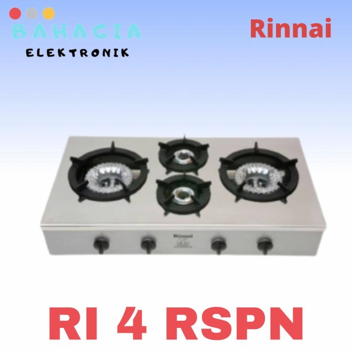 Kompor Rinnai 4 Tungku Ri4Rsp