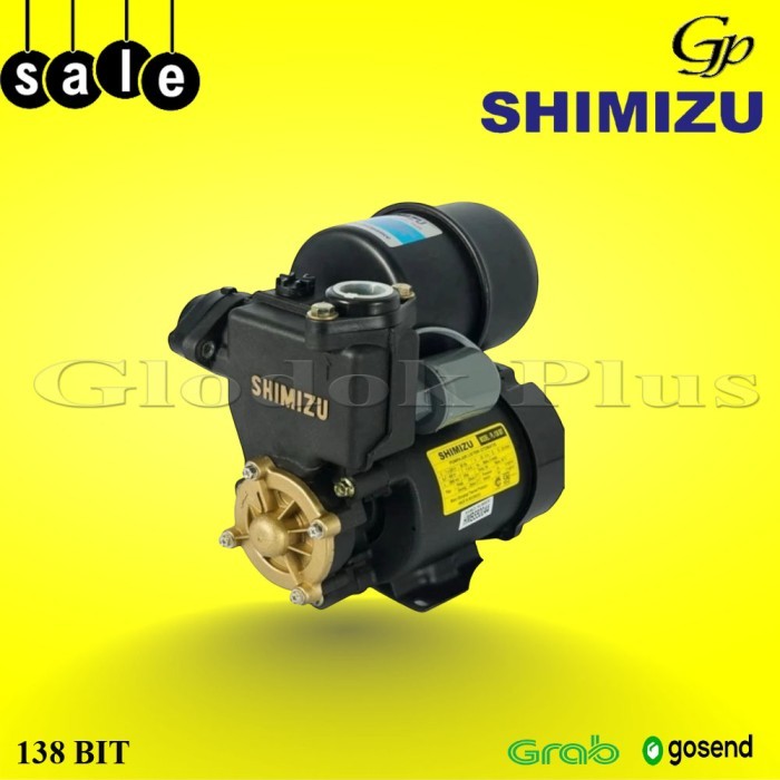 pompa air otomatis pl 138 bit auto shimizu air sumur pl138 listrik 138bit pl138bit