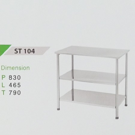 Royal St 200 Rak Kompor St200 Meja Dapur Stainless Steel Kitchen Set