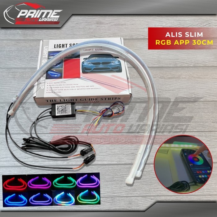 Lampu LED Alis Flexibel RGB APP 30 60 cm RGB Matrix Mobil Motor