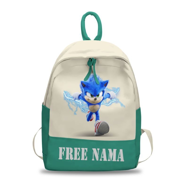 Jual Tas Ransel Anak Kartu / Tas Sekolah Anak / Tas Anak SONIC THE HEDGEHOG Free Nama