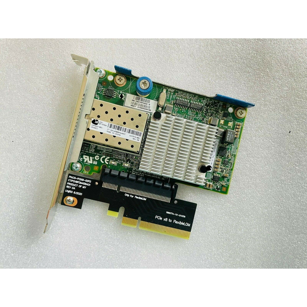 ADTNETWORK 530FLR SFP+ 10G 2-Port  Ethernet Adapter Upgrade PCI-E 8x Full Height 530SFP