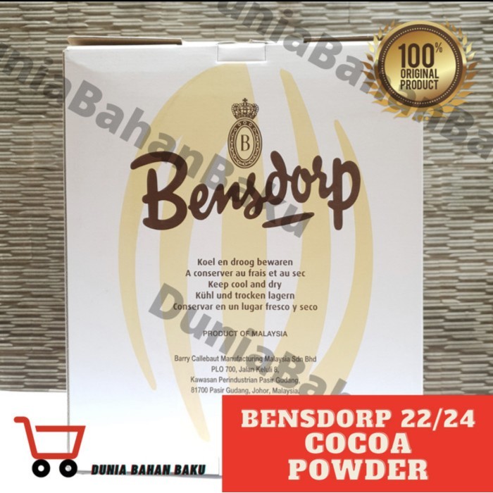 

COKLAT BUBUK FAT 22/24 "QUEEN ANNA" BENSDORP 8 kg DUS [KHUSUS GRAB]