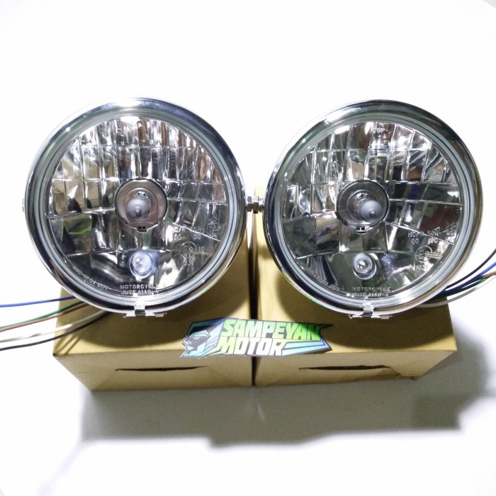 Headlamp / Lampu Depan Jute Original Barang Langka