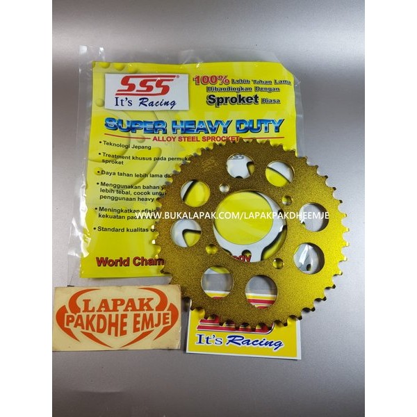 Gear Belakang Sss 415 41 Rx King Rxz Jupiter Z 110 Fizr Jupiter Mx Njmx Alfa Rxs Rzr Crypton Steel G