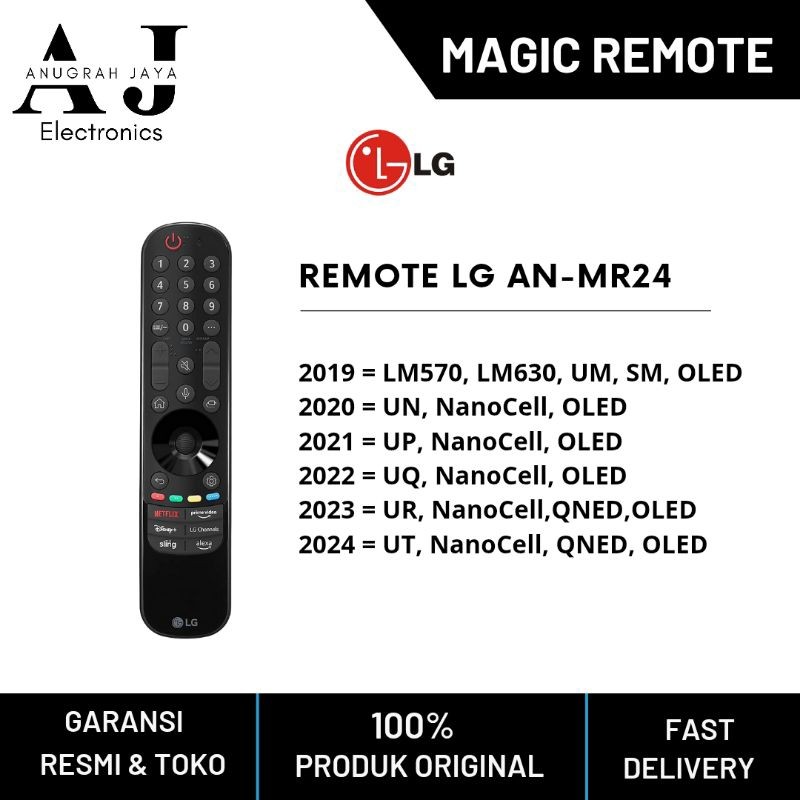 Magic Remote LG MR24 pointer scrolling voice LG MR24