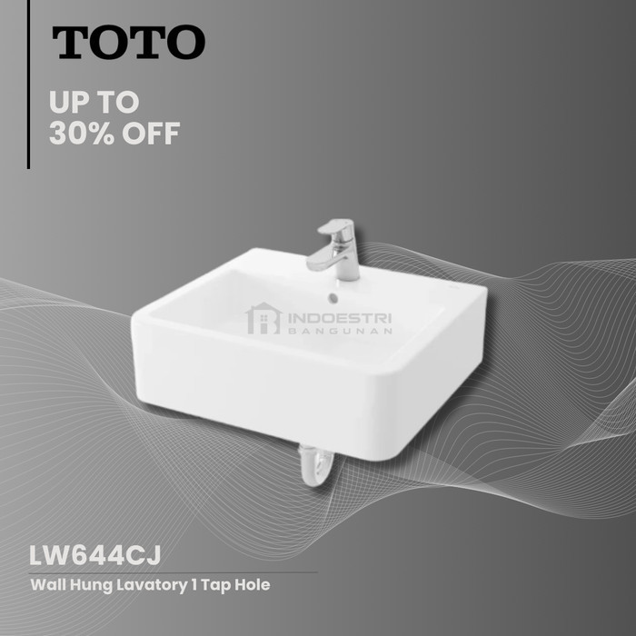 TERLARIS Wastafel TOTO LW 644 CJ / Wastafel Gantung TOTO (Body Only)