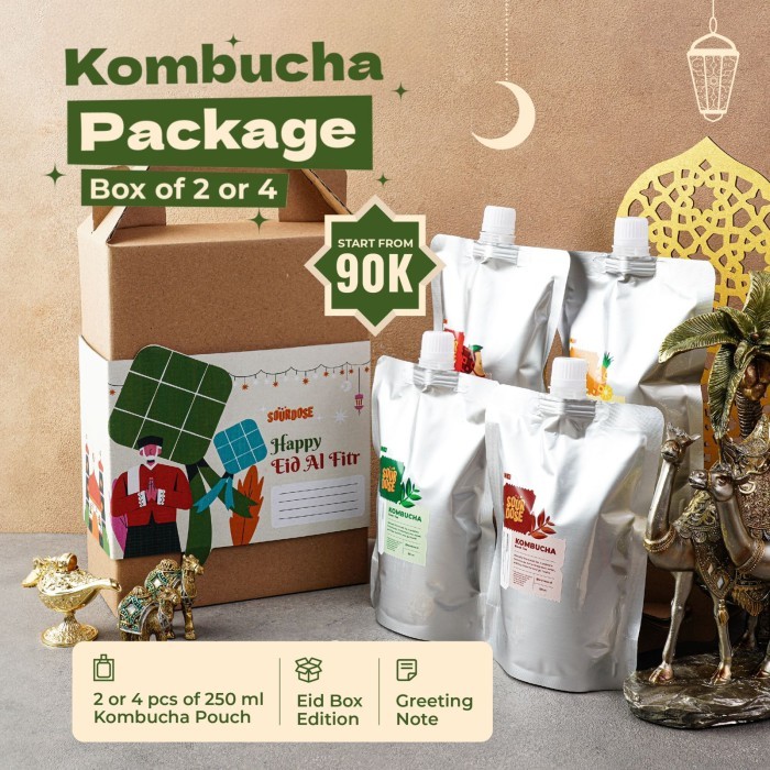 

[Hampers] Kombucha 250Ml - 2 /4 Pcs By Sourdose Best Quality