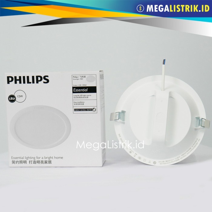 Philips Lampu Led Downlight 12 Watt / 12W Eridani 59264 7" Inbow Bulat Terbaru