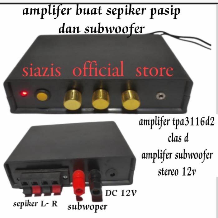Jual [READY] Power Amplifier Class D Subwoofer / amplifier / ampli mini termurah