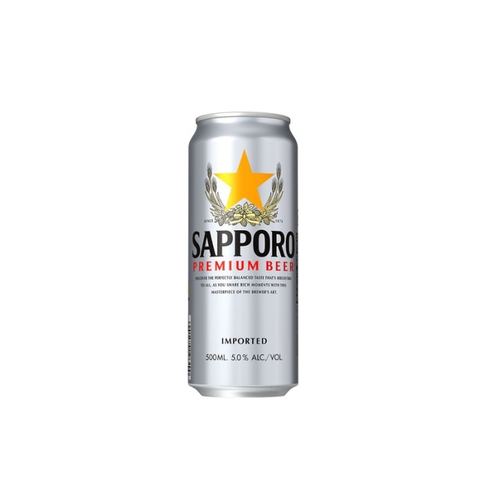 

PROMO! SAPPORO BIR CAN 500ML