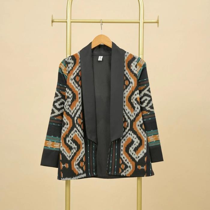 Spesial PromoTerbaruBest SellerTerlaris Balzer Tenun Outer Kimono Kain Tenun Blanket Jepara Pria