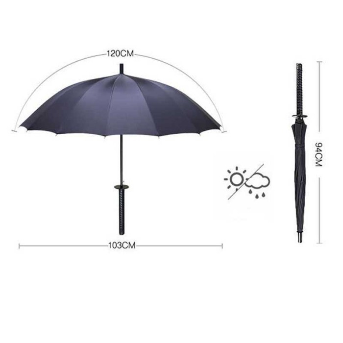 JAPANESE SAMURAI KATANA UMBRELLA PAYUNG JEPANG SAMURAI KATANA - B062