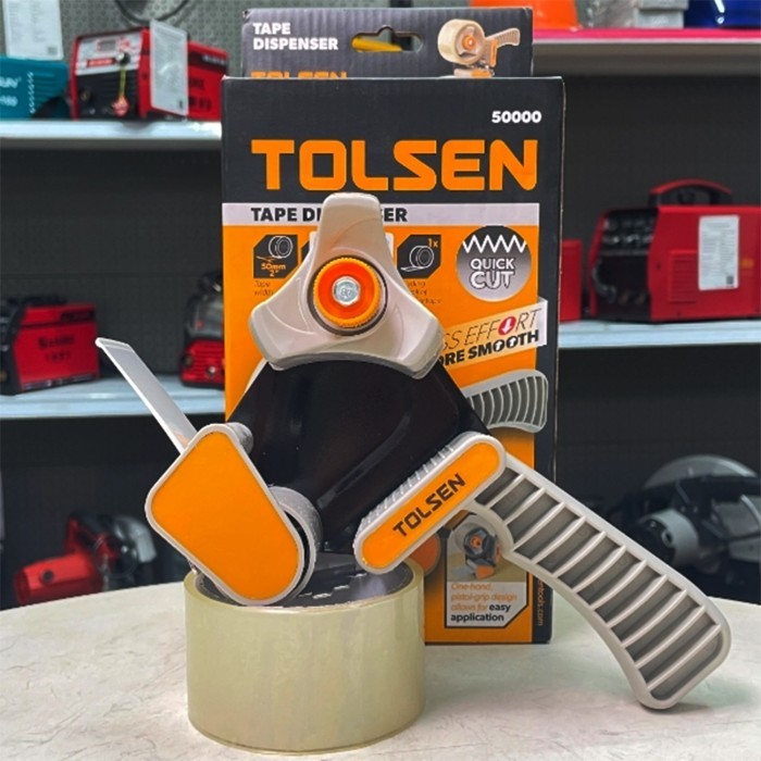 

Barang Terlaris Tape Cutter / Tape Dispenser / Pemotong Pita Perekat Tolsen Packing Aman