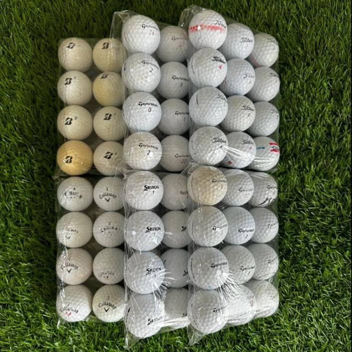 Produk Unggulan Bola Golf Bekas Murah Mixed Grade C Paket 1 Lusin [12Pcs]
