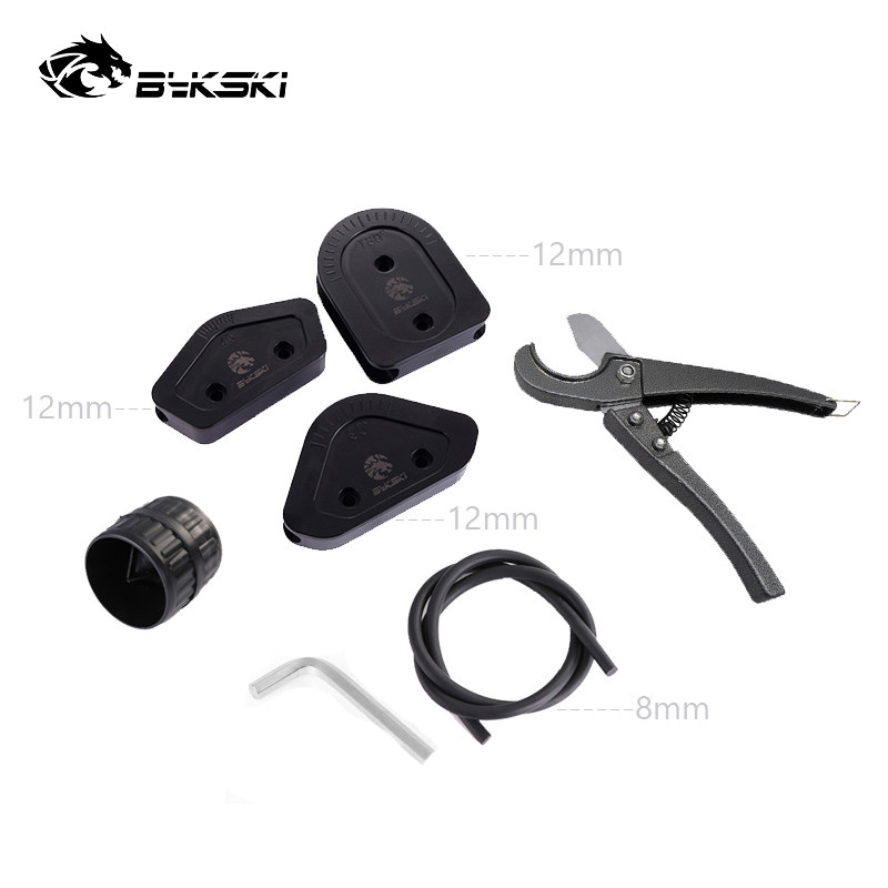 Bykski OD 12mm OD14mm , OD16mm PETG Pipe Metal Cutter Bending Mould Kit Silicone Bar Computer Liquid