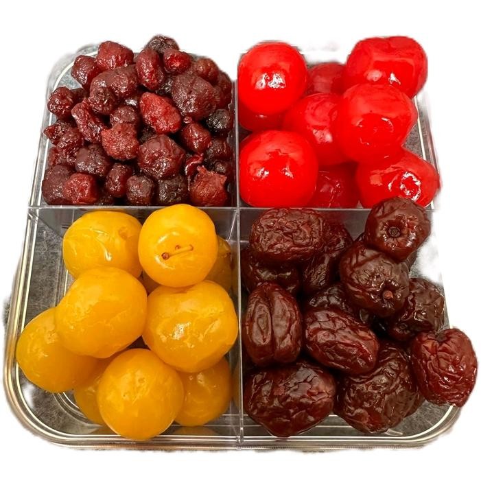

Paket Hampers Manisan Sekat 4 (Cereme,Plum Merah,Plum Kuning,Simanalagi)650 Gr