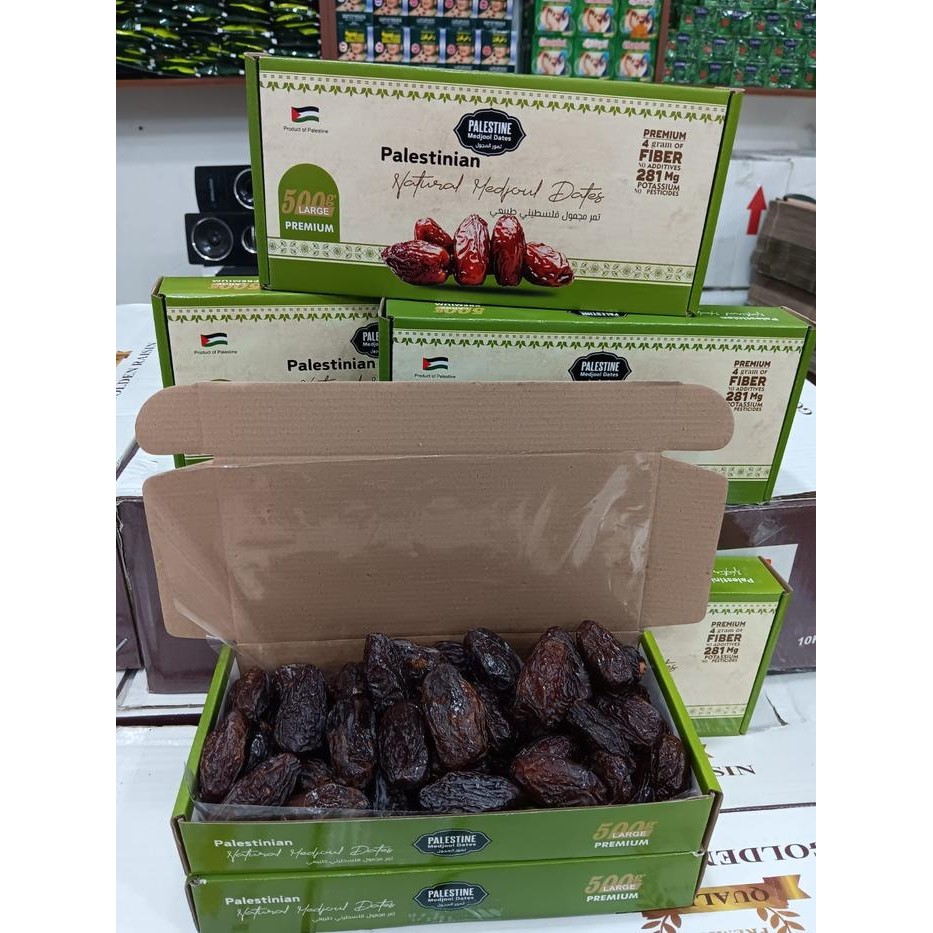 

Kurma Medjool 1Kg Palestin Premium Jumbo Kemasan Kardus