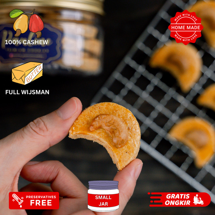 

Pauline Premium Cookies Kue Kering Kacang Mede (Small) Terlaris