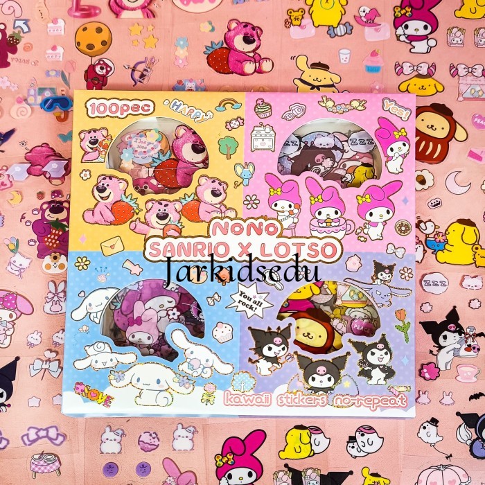 

Stiker Nono Sanrio Lotso 100 Lembar Souvenir