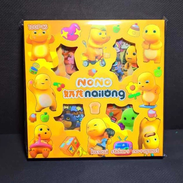 

Stiker Dino Nailong 100 Lembar Souvenir Ultah Anak Nai Long Sticker Botol Diary Journal Aesthetic