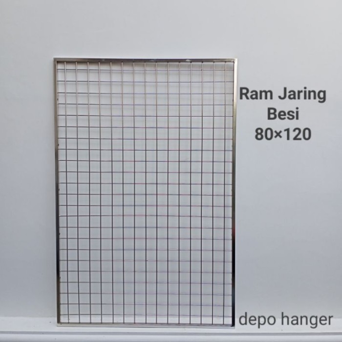 Rak Ram Mundo Jaring Besi 80*120 Plus Kaki berdiri
