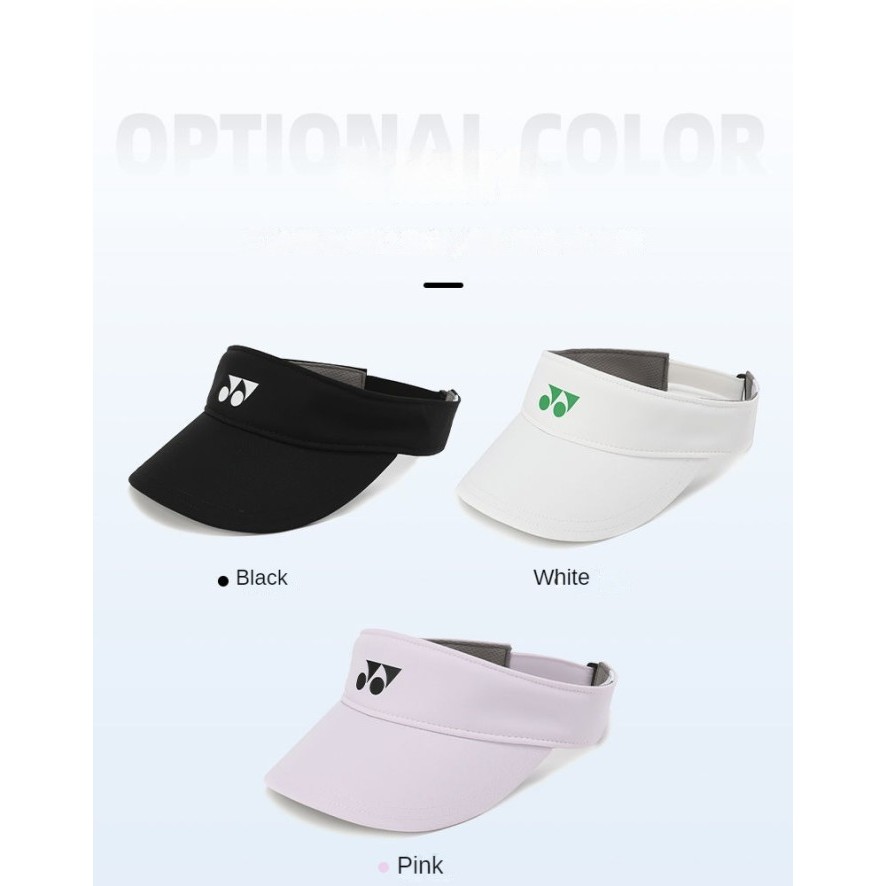 YONEX Topi Tennis Visor - Visor Tennis Cap Outdoor Sport Unisex