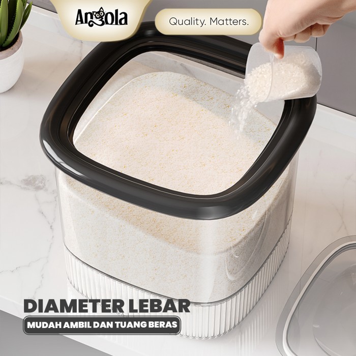 Angola Disser Beras Anti Kutu E50E51 Rice Buet Disser Tempat yimpanan Beras Tempat Beras 5KG10KG