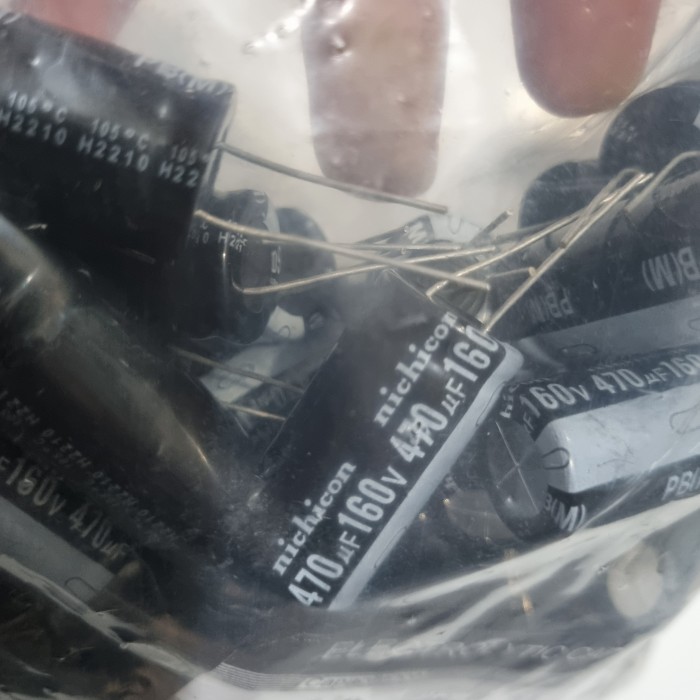 :::::::] Elco 470uf 160v Kapasitor 470 uf mikro 160 v volt Elko 160volt
