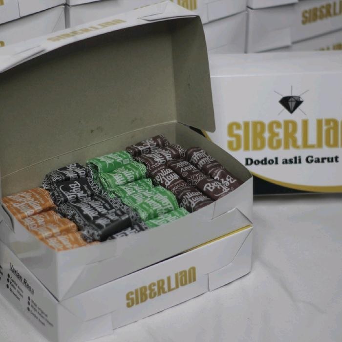 

terbaru !!! paket bundling 5 box dodol garut asli - camilan lezat dan autentik - brown, sereal,