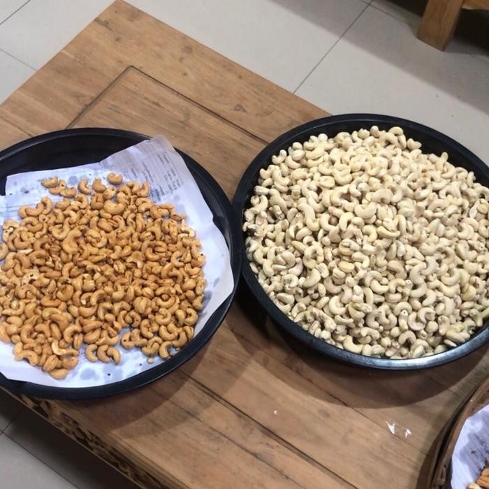 

terbaru !!! kacang mete goreng wonogiri 1kg mente bawang super fresh food snacks mede ready