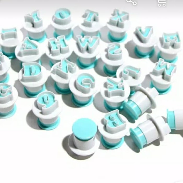 CETAKAN HURUF 26PCS HURUF BESAR DAN KECIL