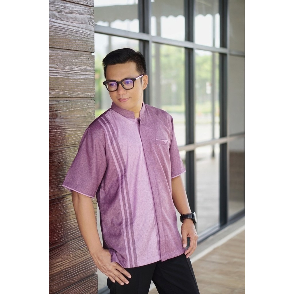 Terbaru Koko Couple Ayah Dan Anak Warna Ungu Lilac Promo