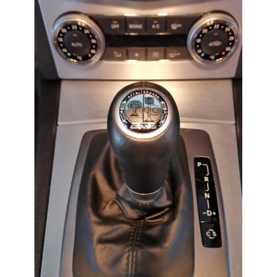 AMG LOGO EMBLEM TUAS PERSNELING SHIFT KNOB MERCEDES BENZ W204 W212 FORSALE