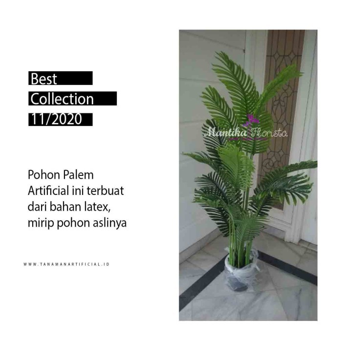 POHON PALEM PLASTIK TINGGI 1,2 M