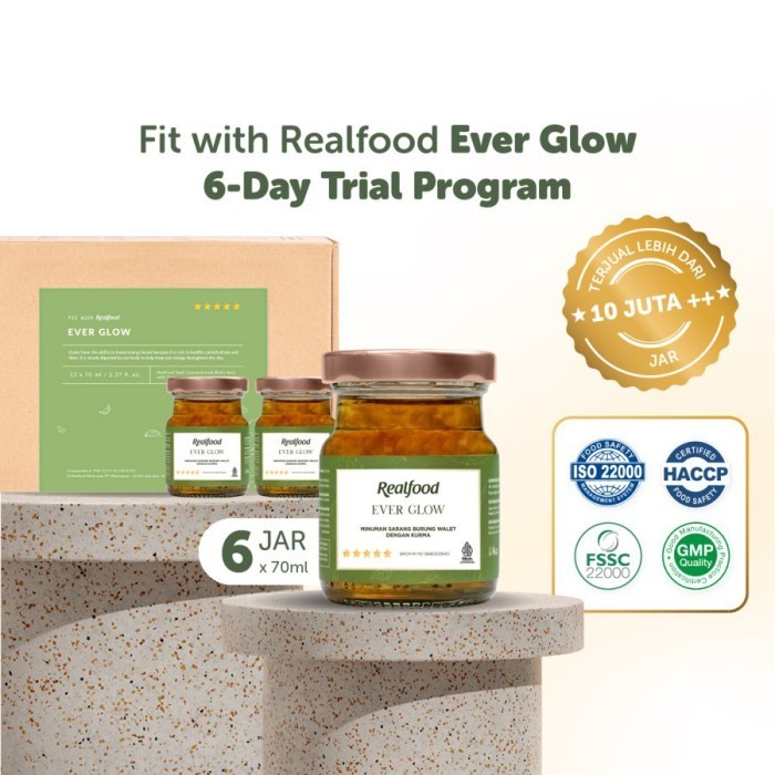 

Realfood Trial Ever Glow Minuman Sarang Burung Walet + Ekstrak Kurma