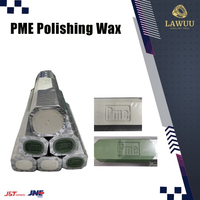 Produk Unggulan] PME Wax Compound ROUGE BAR Polishing Green & White